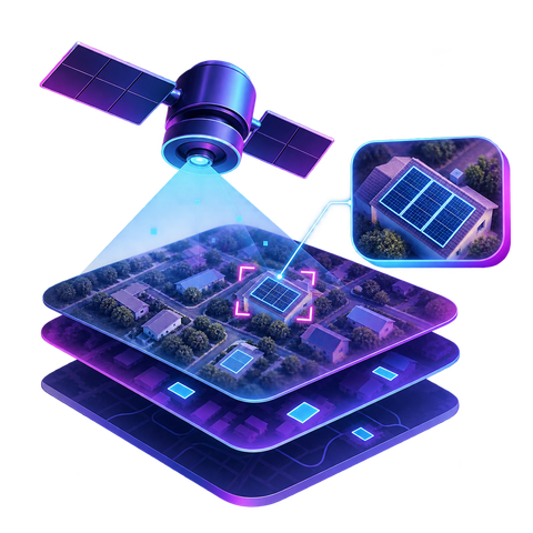 Solarmodul-Detektor aus Satellitenbildern